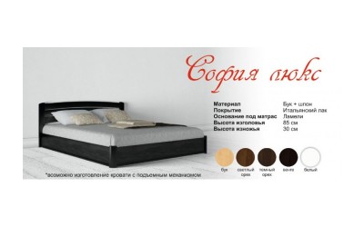 Кровать Олимп (ТМ Аурель) София Люкс